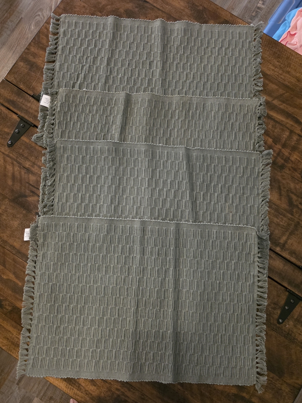 4 Gray Placemats